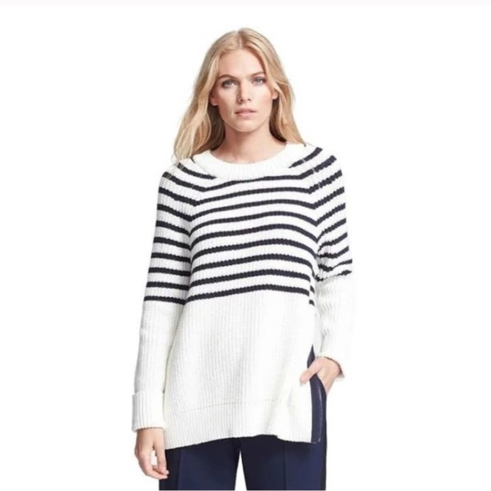 Beautiful Kate Spade Aura Sweater Striped - with side zippers can be Maternity